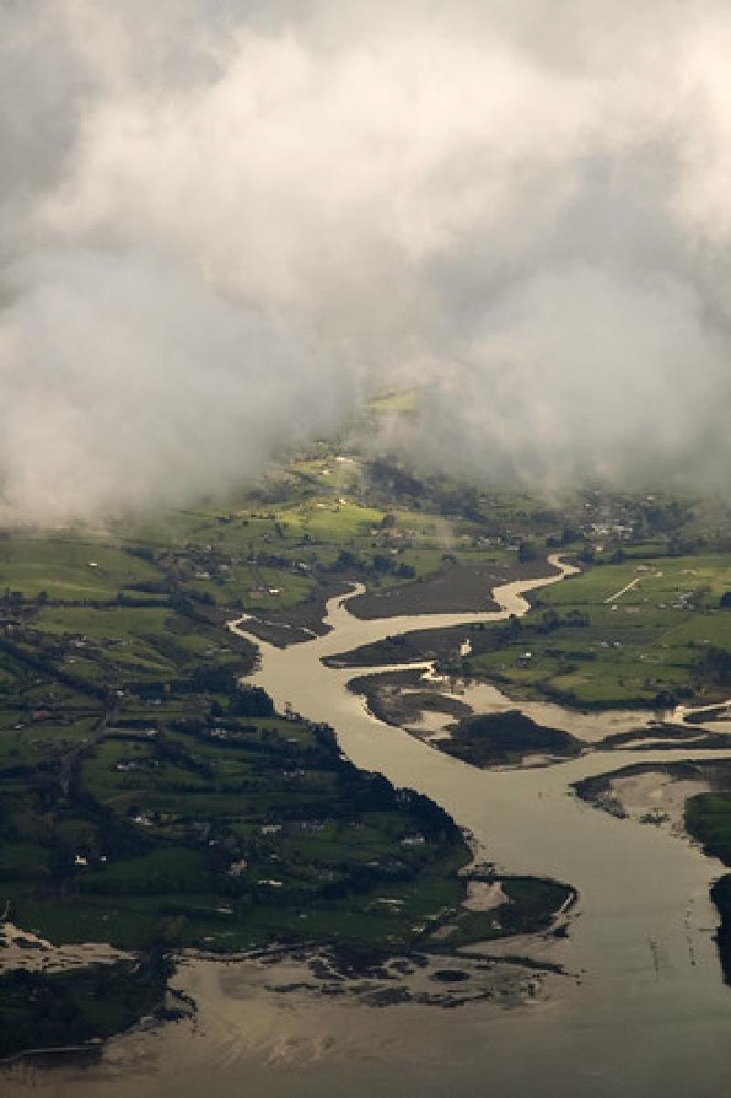 Cloudy river