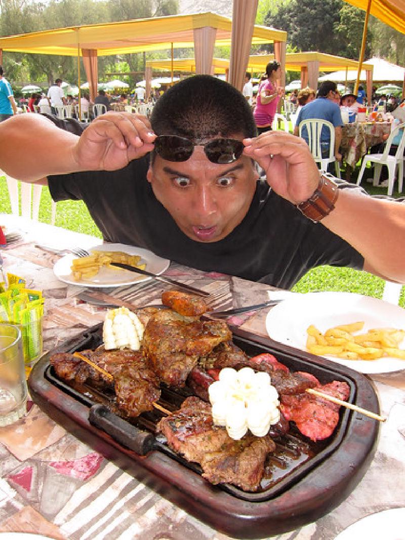Chancho and food