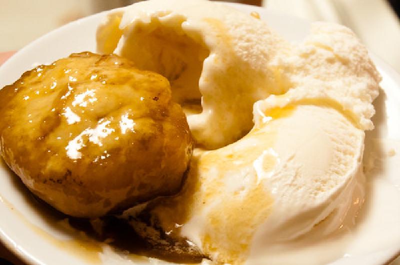 Golden syrup dumplings